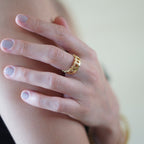 Gold Hashtag Ring