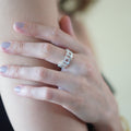 Silver Hashtag Ring