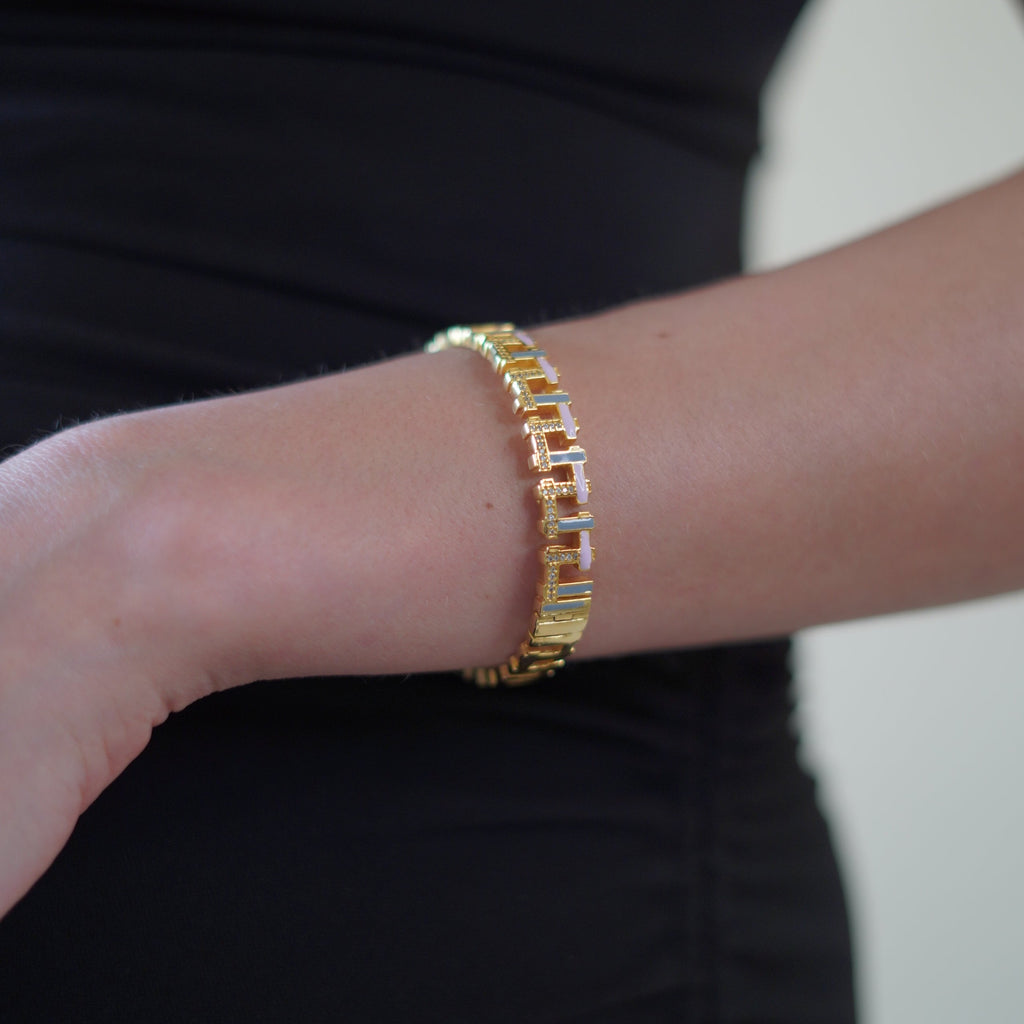Olive Green Hashtag Bangle