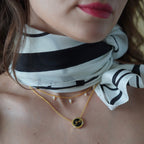 Faith (Imaan) Black Onyx Studded Necklace