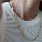 Good Vibes Neon Enamel Float Chain