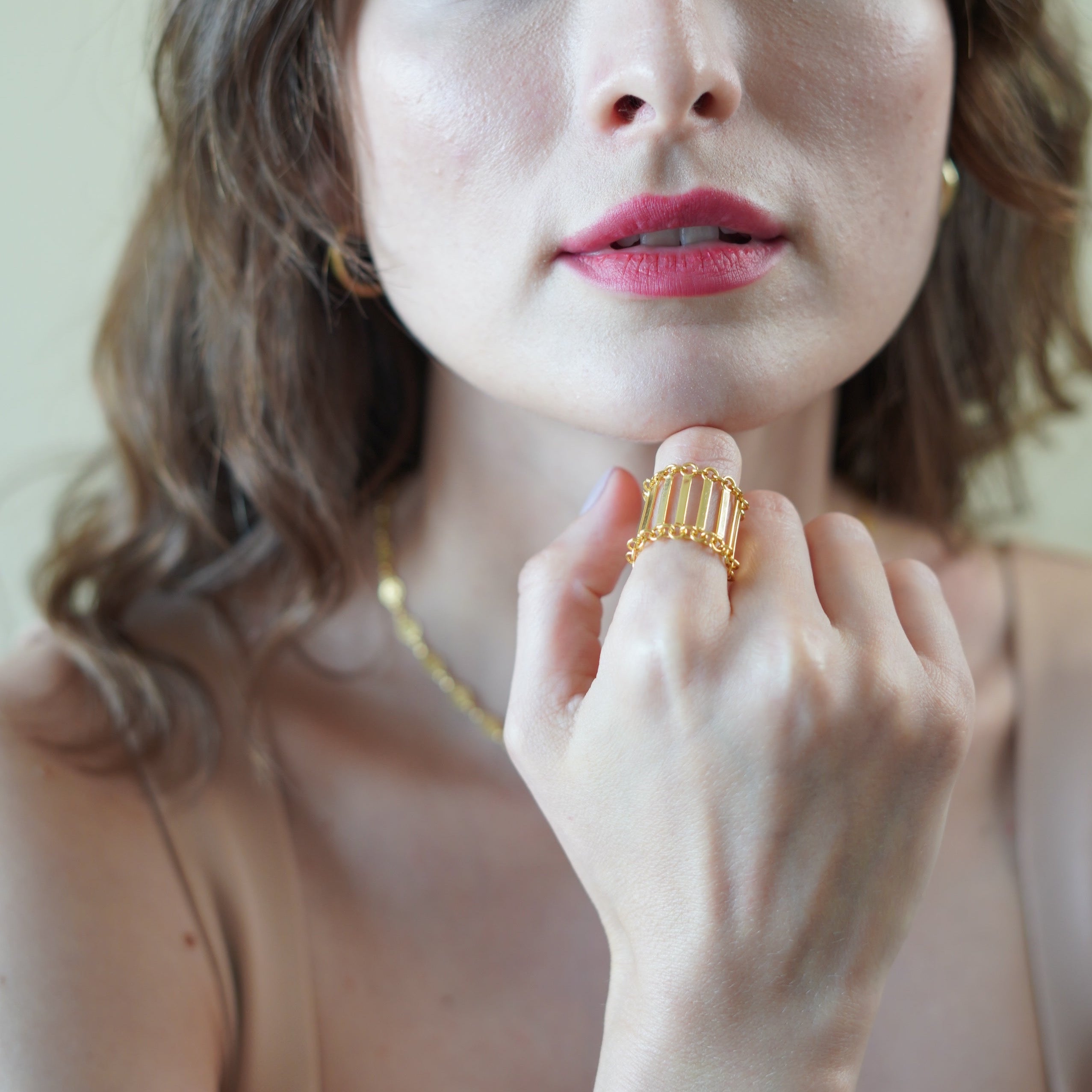 Linked Up Bar Ring
