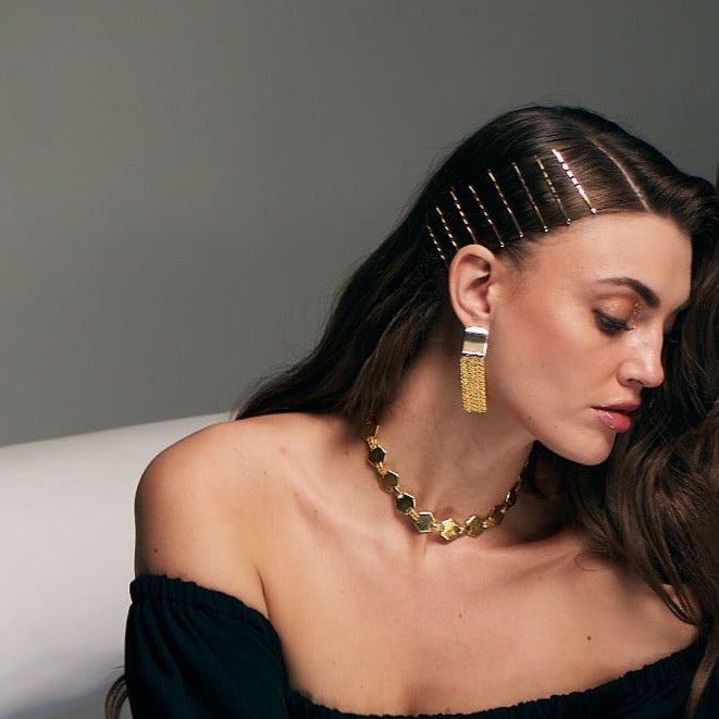 Chain Tassel Earrings