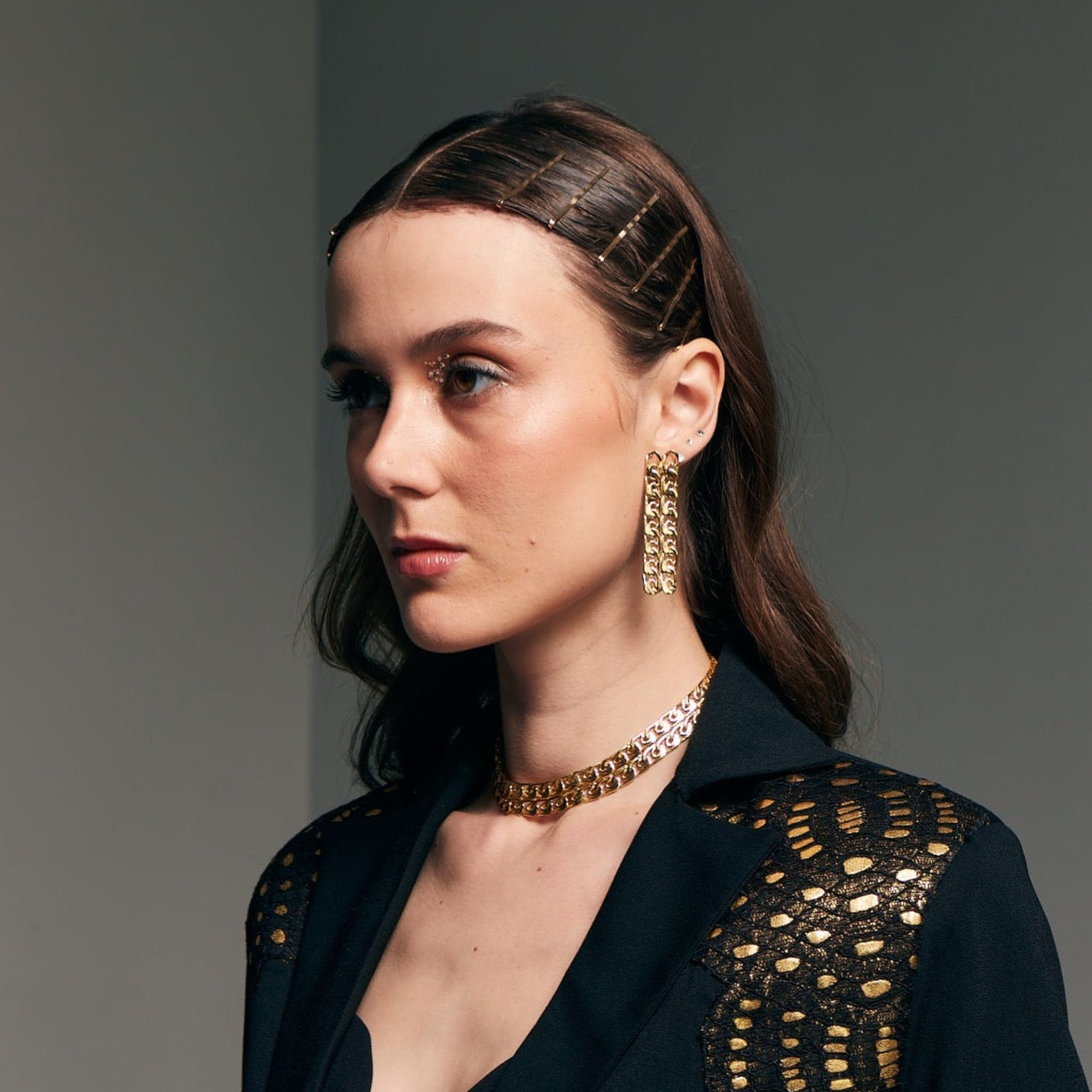 Linked Up Statement Earrings