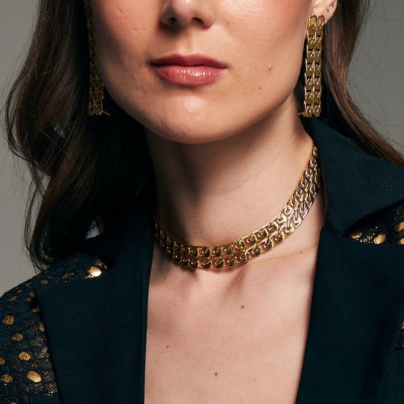 Linked Up Statement Earrings