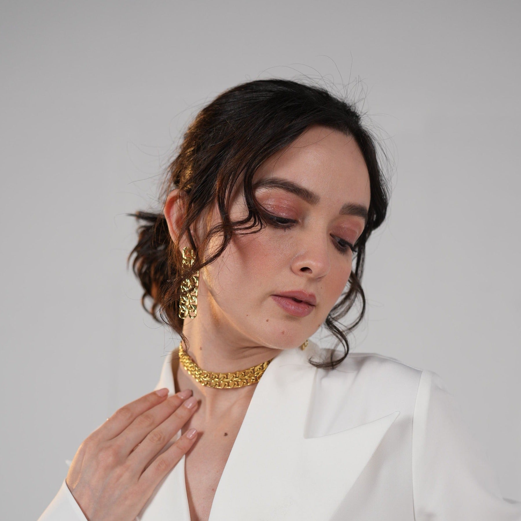 Linked Up Statement Earrings