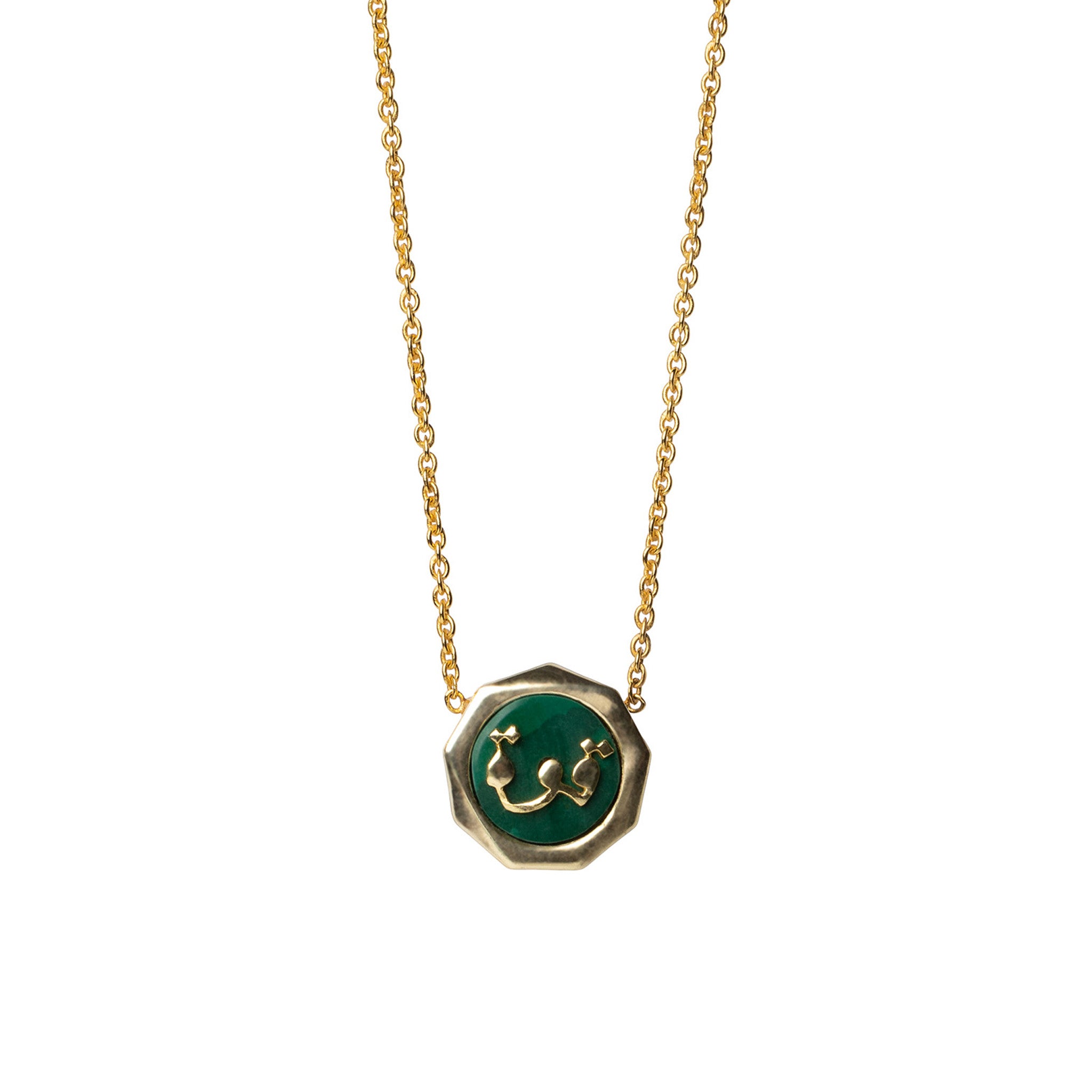 Power (Qua) Green Malachite Necklace