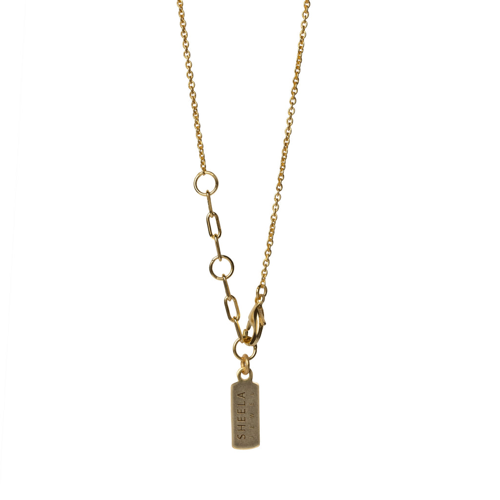 Faith (Imaan) Black Onyx Studded Necklace