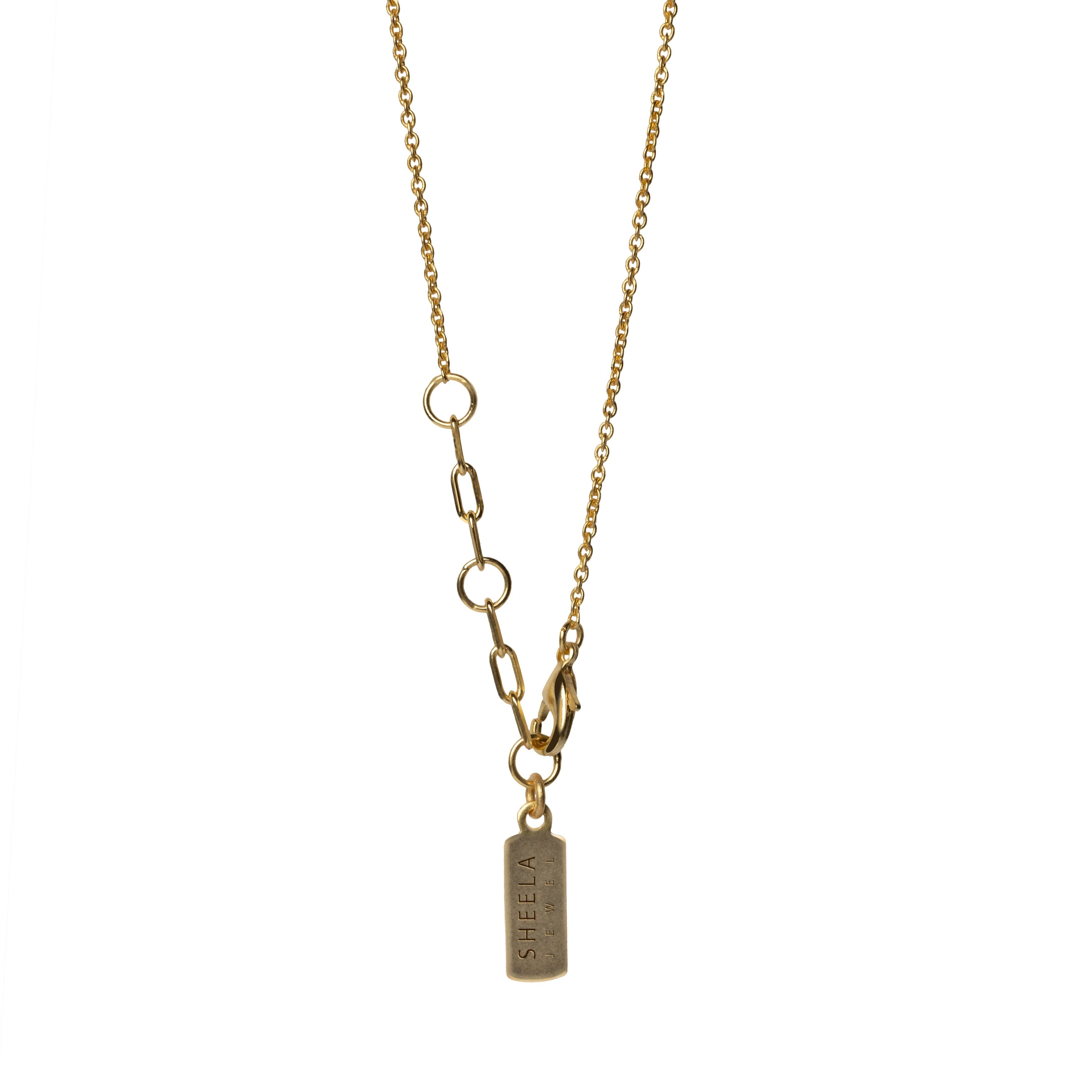 Faith (Imaan) Black Onyx Studded Necklace