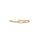 Studded Molten Bangle