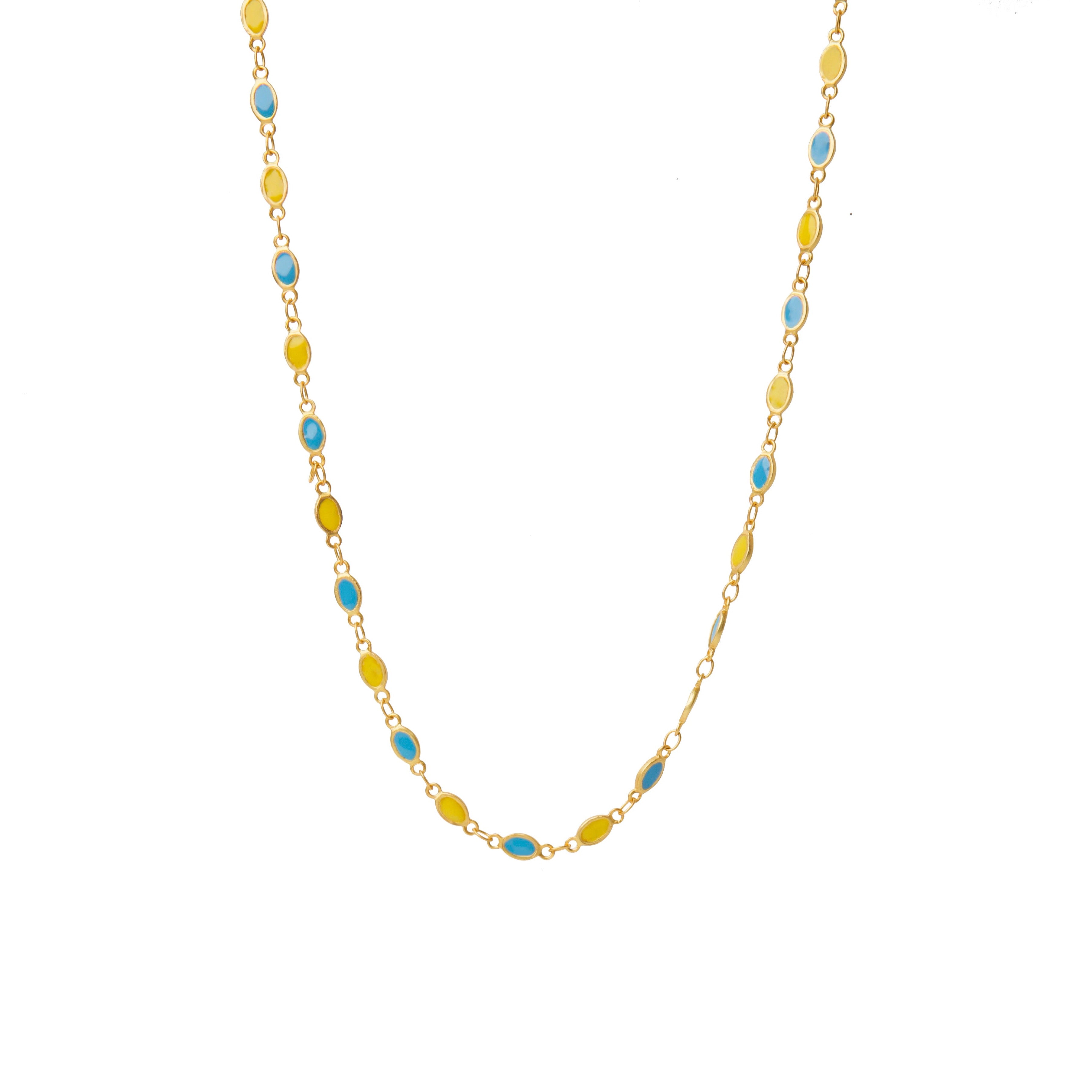 Good Vibes Neon Enamel Float Chain