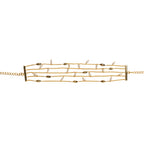 Linked Up Spike Pearl Necklace