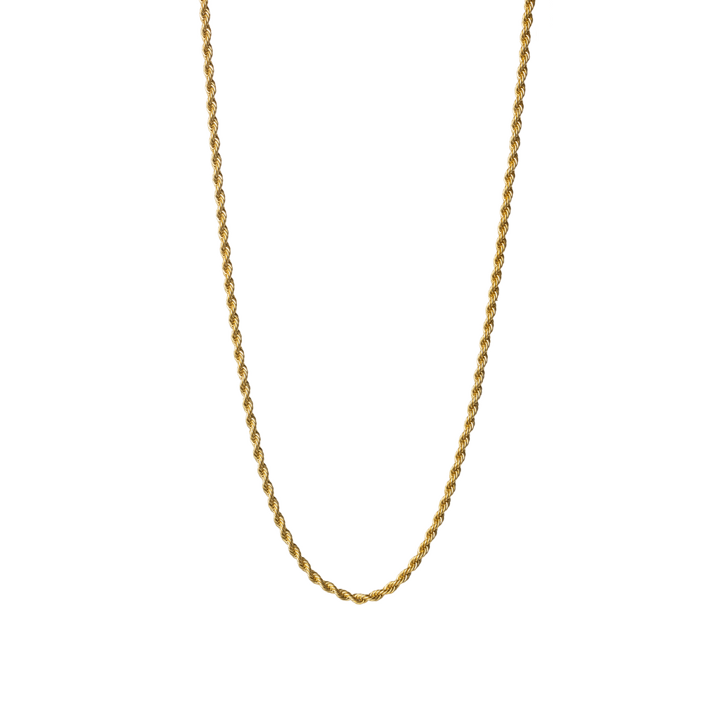 Twisted Wire Gold Chain