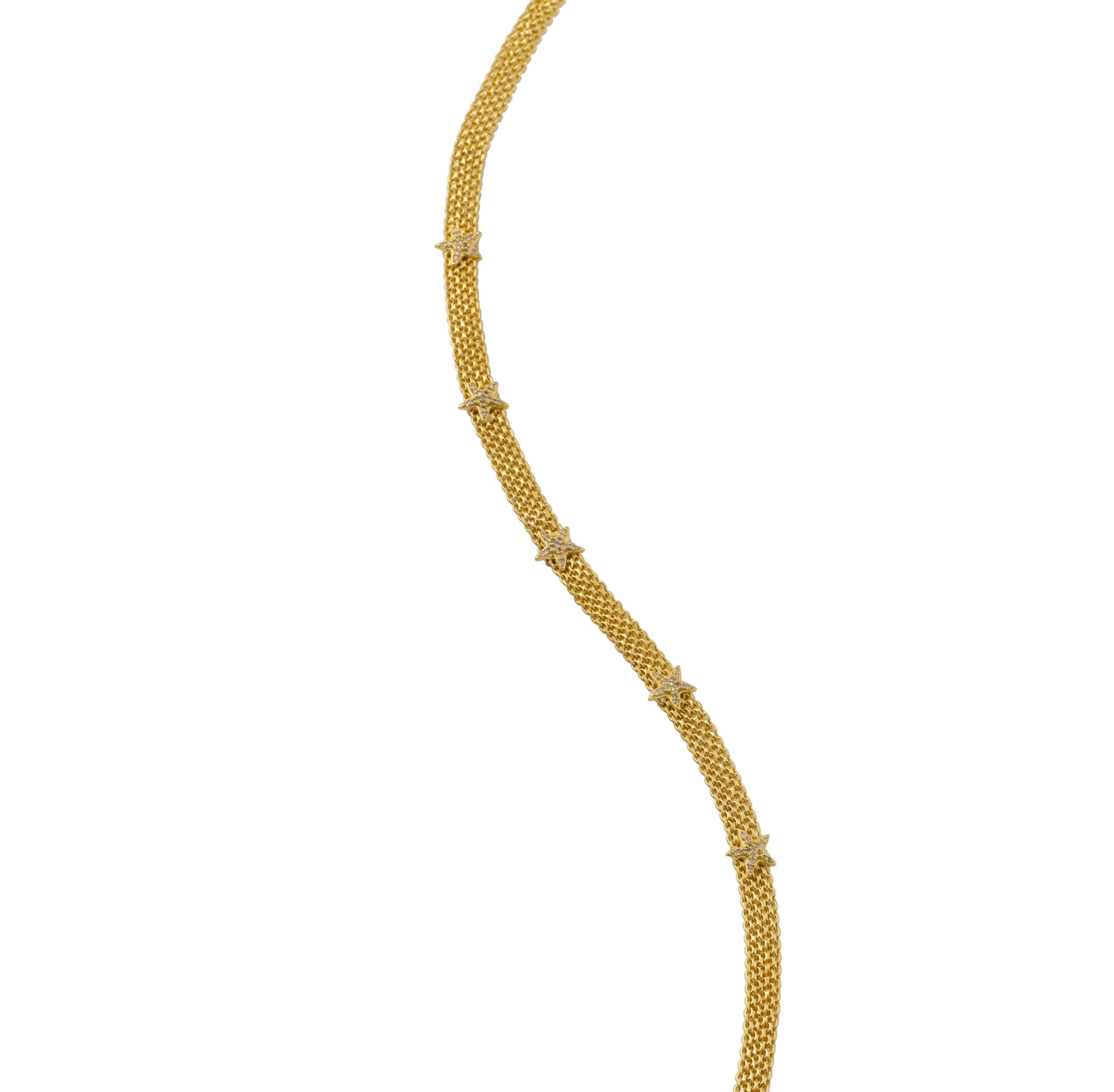 Flat Chain Star Choker