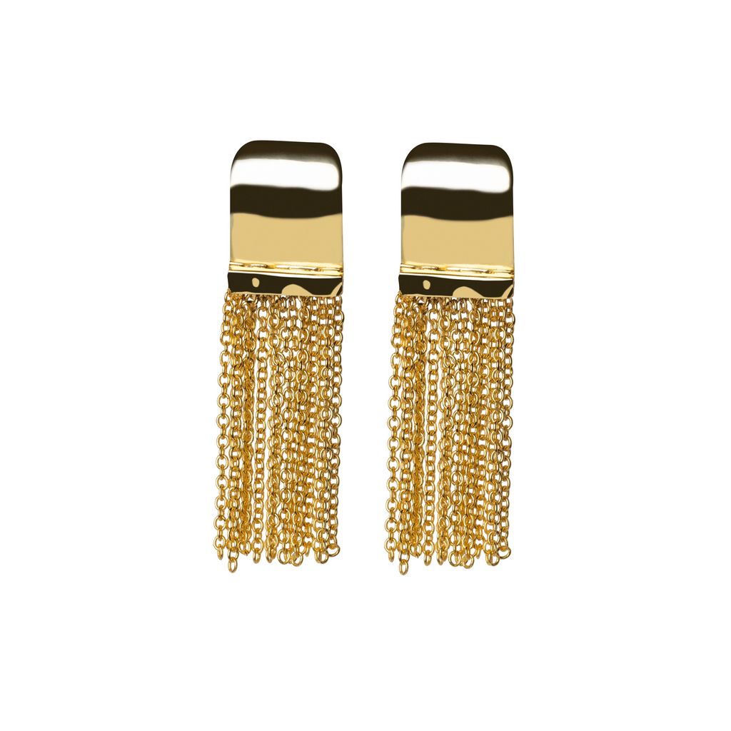 Chain Tassel Earrings