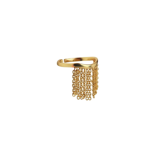 Chain Tassel Ring