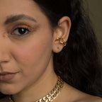 Molten Plain Gold Ring/Ear Cuff