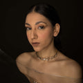 Molten Silver Choker