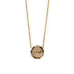 Sabr (Patience) Rainbow Moonstone Studded Necklace