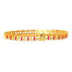 Pink Orange Hashtag Choker