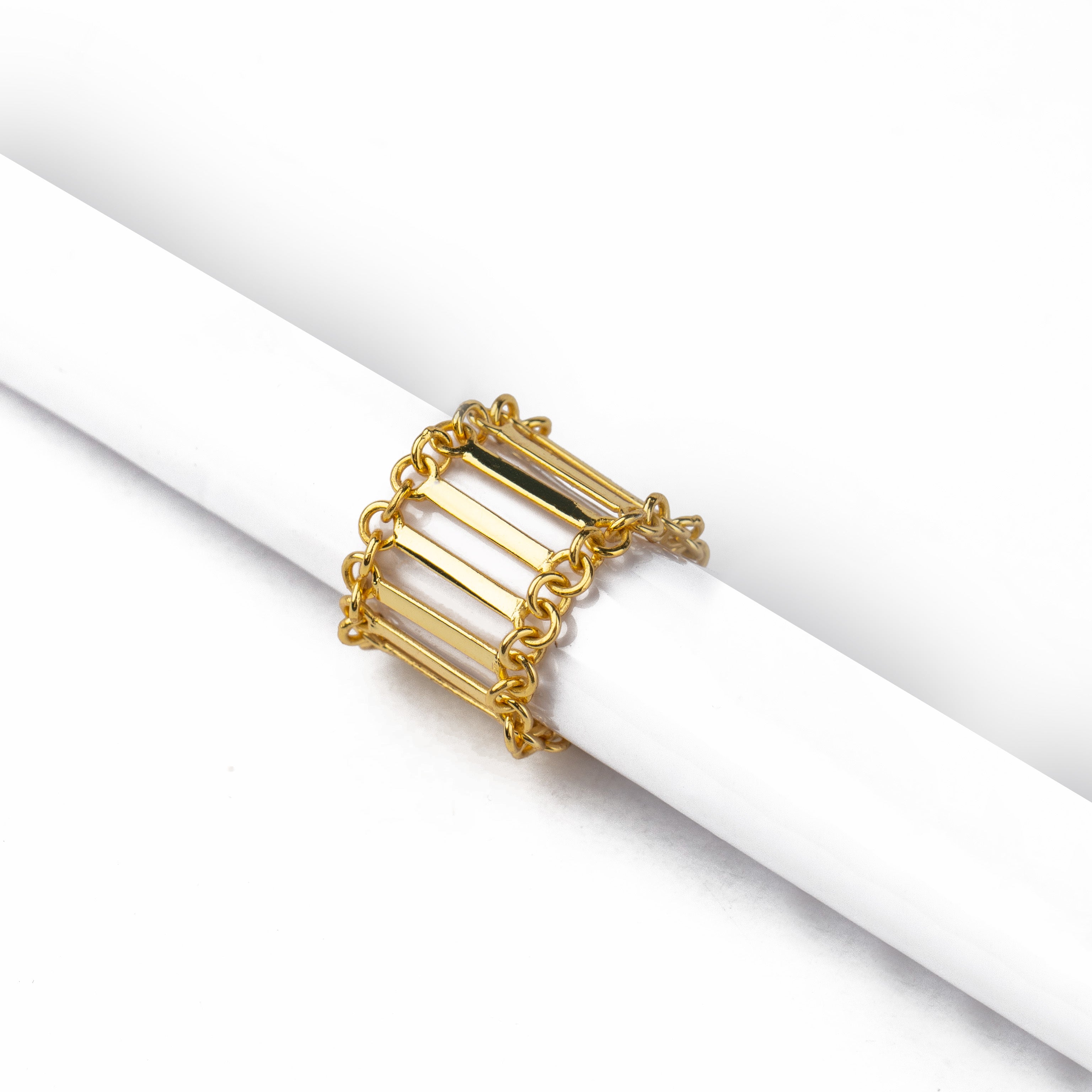 Linked Up Bar Ring