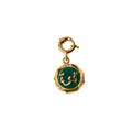Power (Qua) Malachite studded Charm