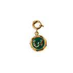 Power (Qua) Malachite studded Charm