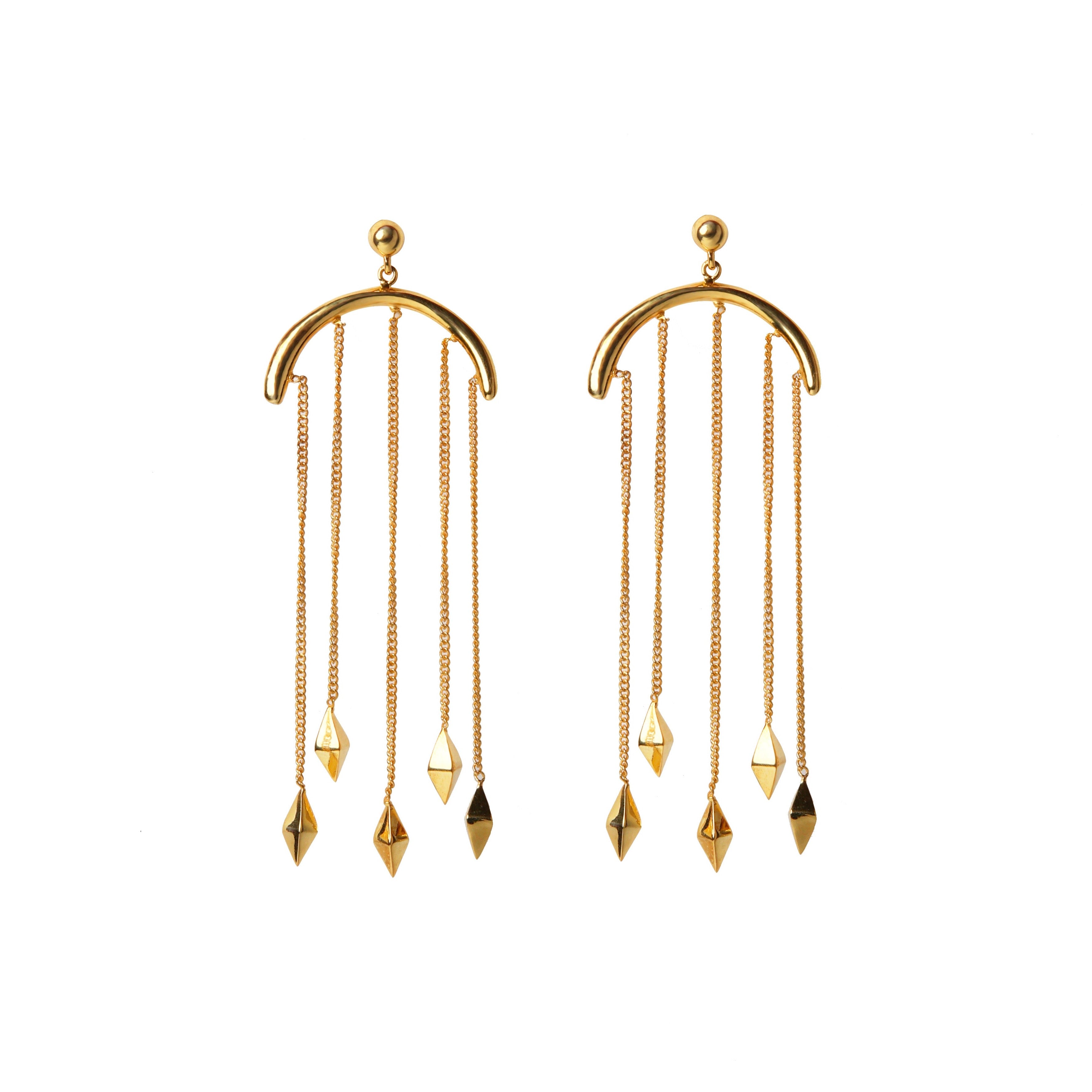 Spike Tassel Earrings